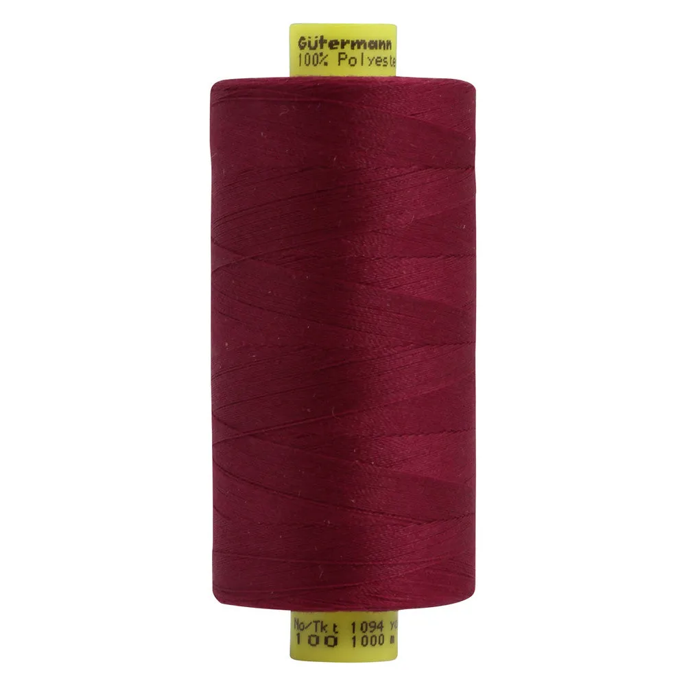 1000m spool of Gutermann MARA 100 Micro Core Technology® 100% polyester thread (Sold per Each)