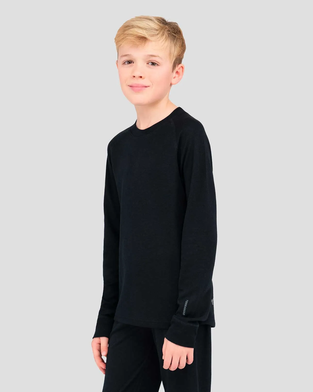 2.0 Kids' Thermapeak® Heritage Midweight Thermal Crew Shirt