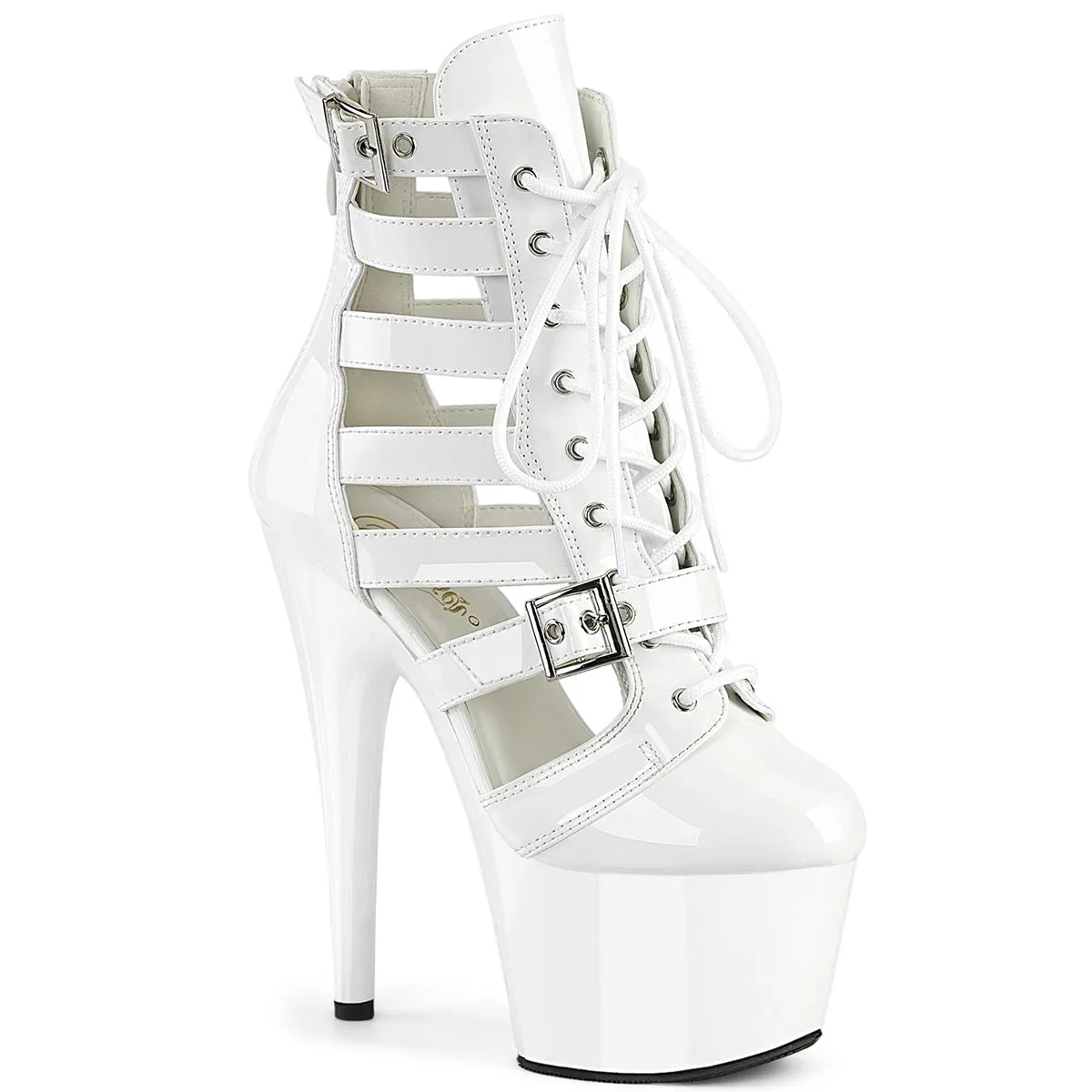 ADORE-1013MST Strappy Ankle High Stripper Boots