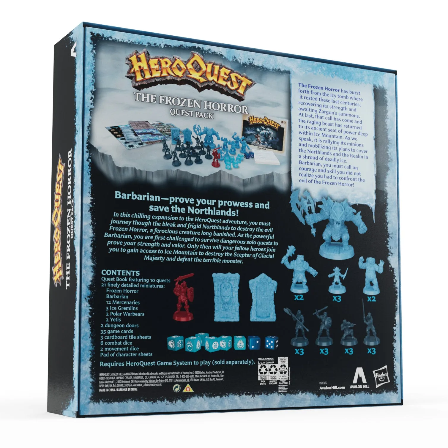 Avalon Hill HeroQuest The Frozen Horror