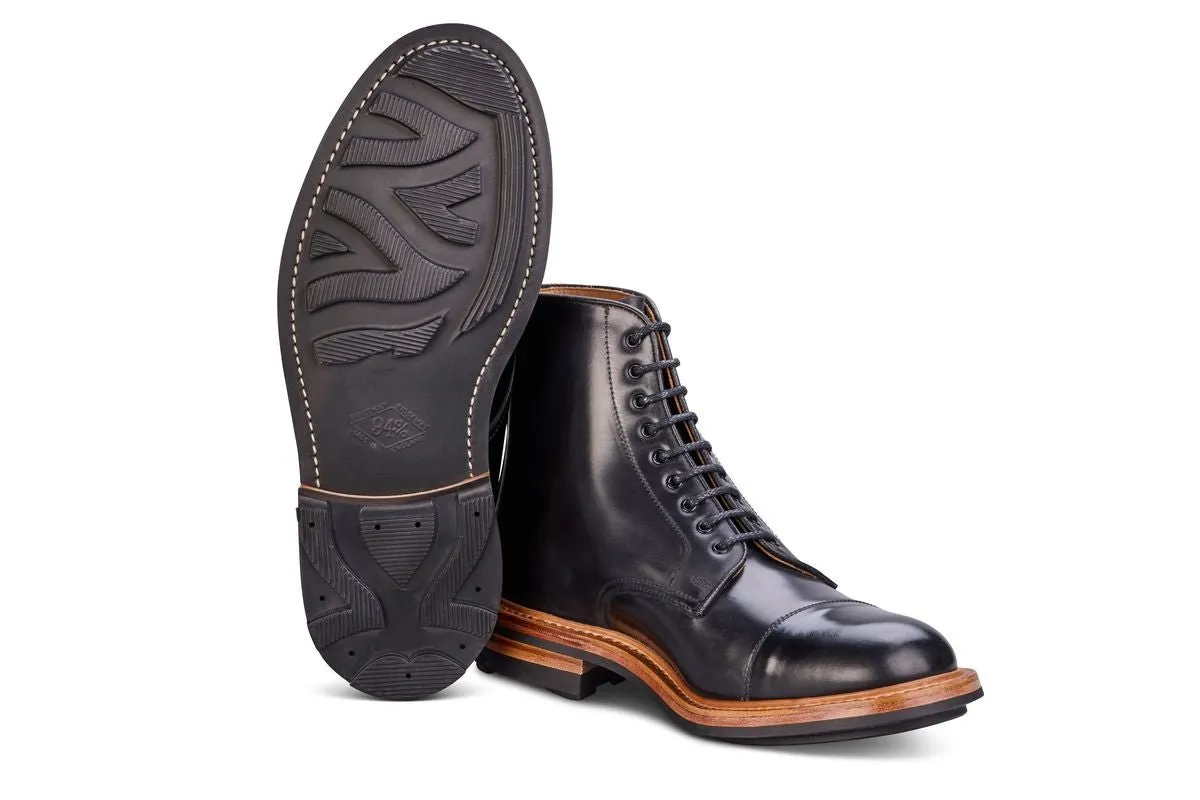 Brett ToeCap Boot - Black Cordovan