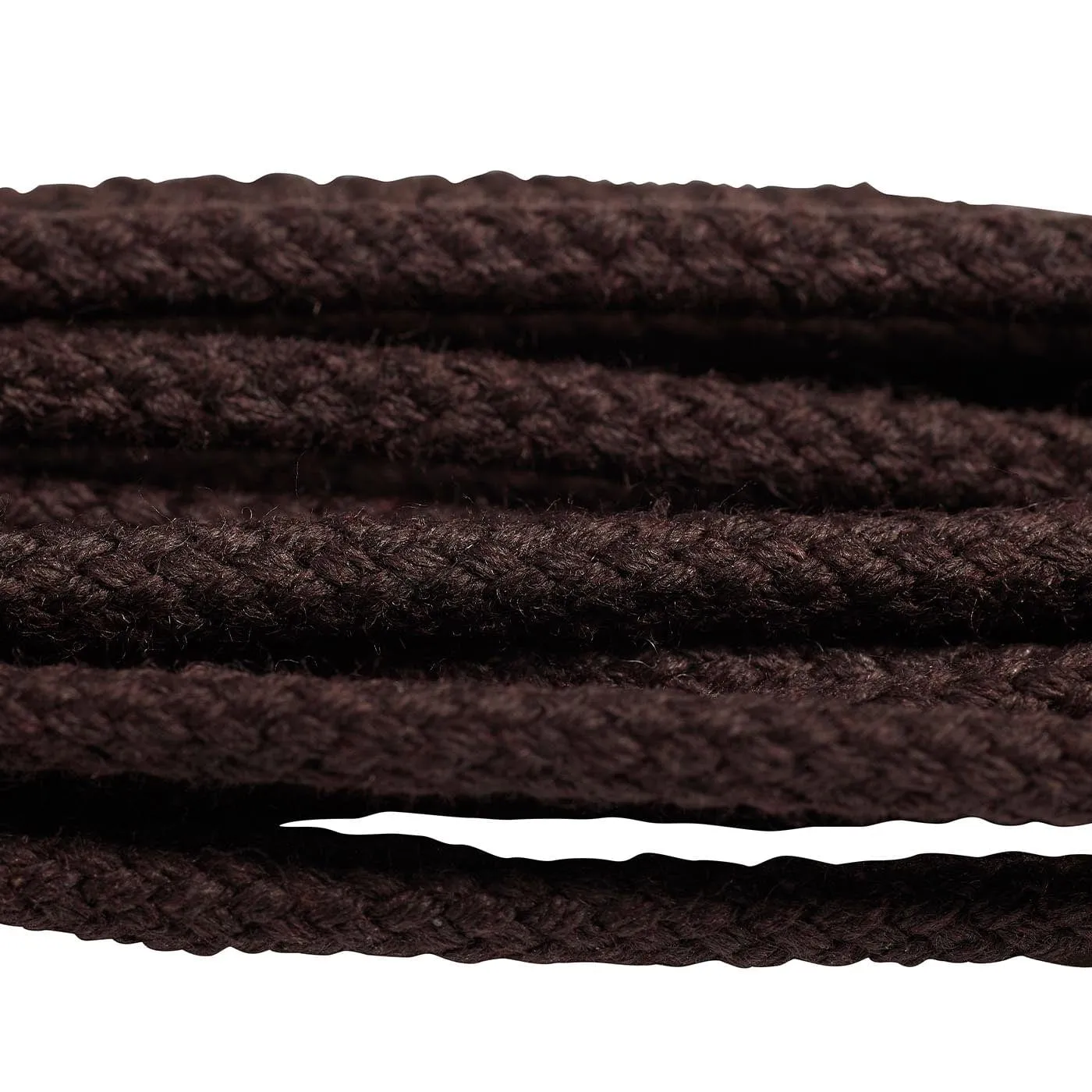 Dark Brown Braided Laces - 70cm