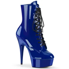 DELIGHT-1020 Pleaser Shoes Blue Sexy Platform Boot