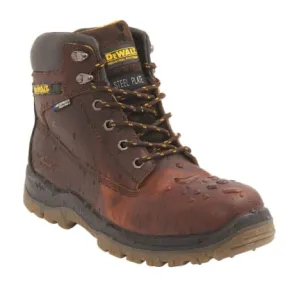 Dewalt Brown Waterproof Steel Toe Safety Hiker Boot with Midsole - Titanium