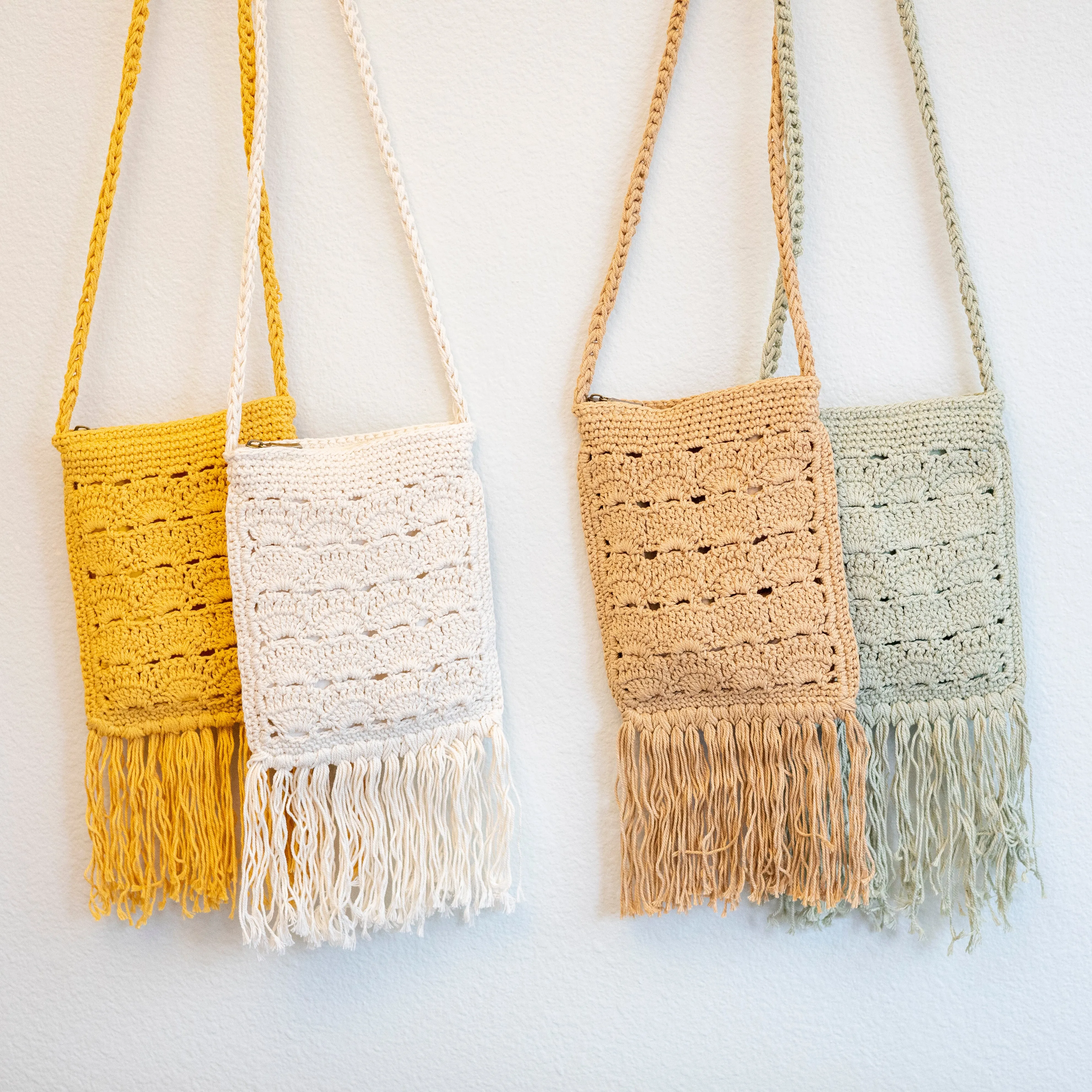 Elena Handbags Handmade Bohemian Tassel Beach Small Bag