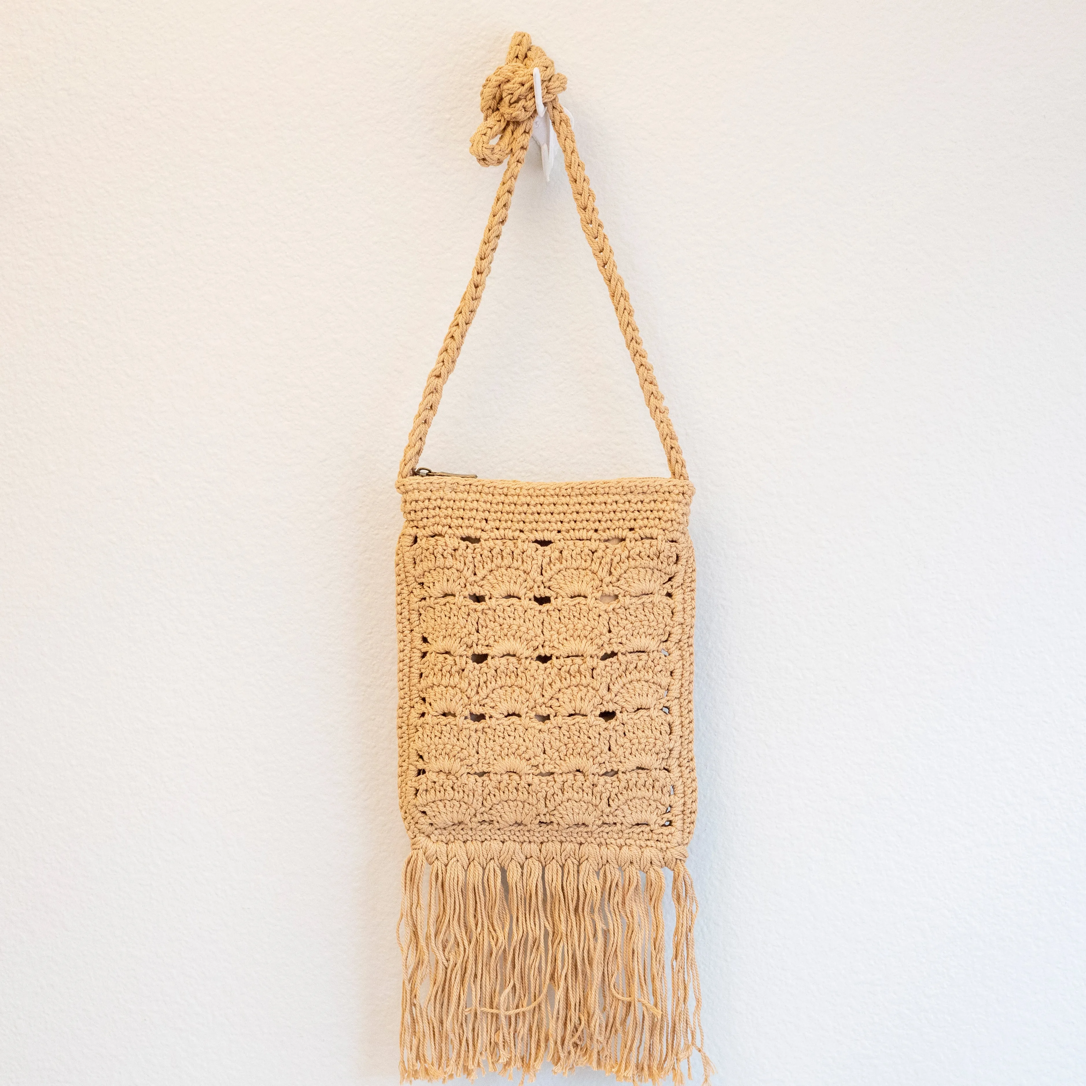 Elena Handbags Handmade Bohemian Tassel Beach Small Bag