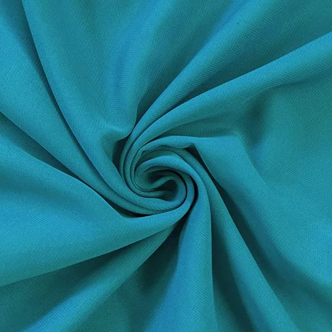 FabricLA Hi Multi Chiffon Fabric | Teal