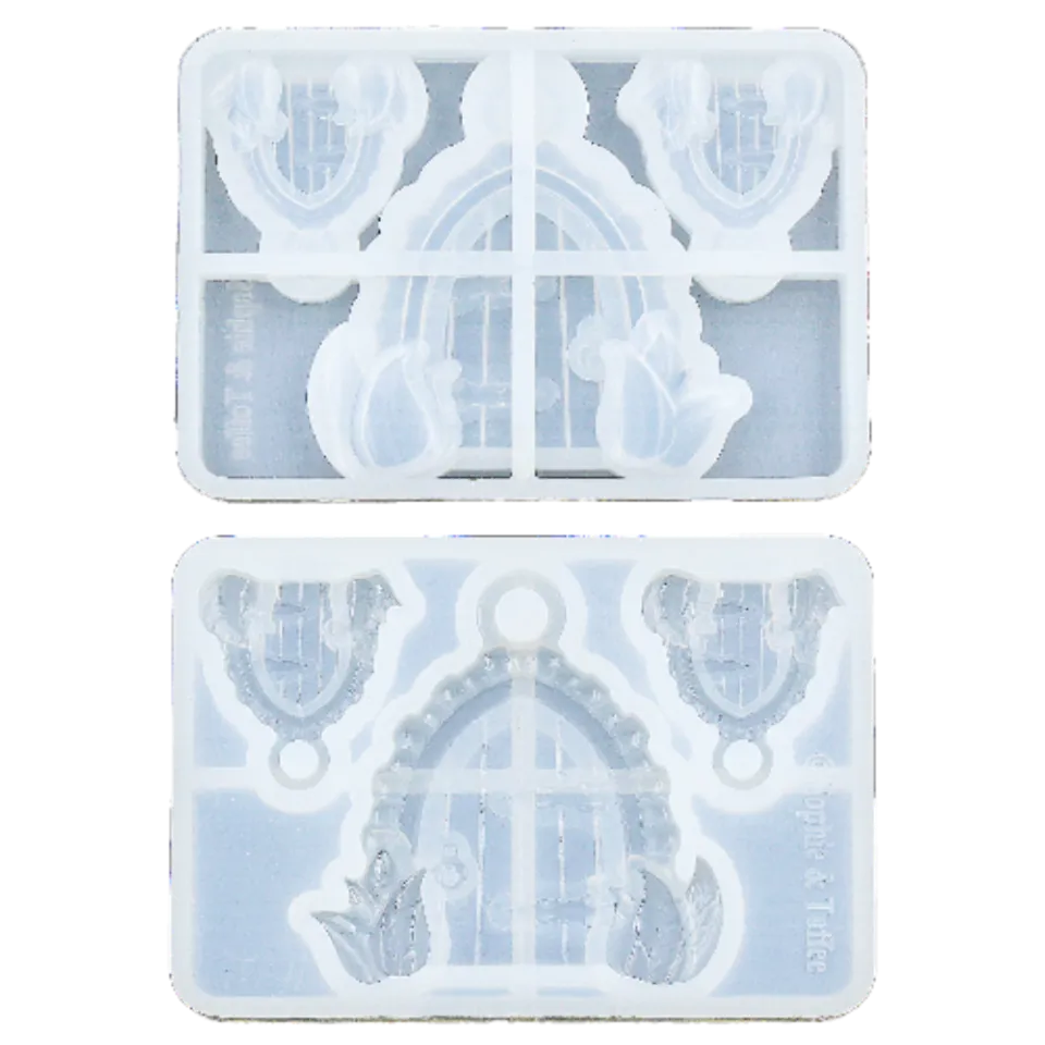 Fairy Door Charms Silicone Mold (3 Cavity)