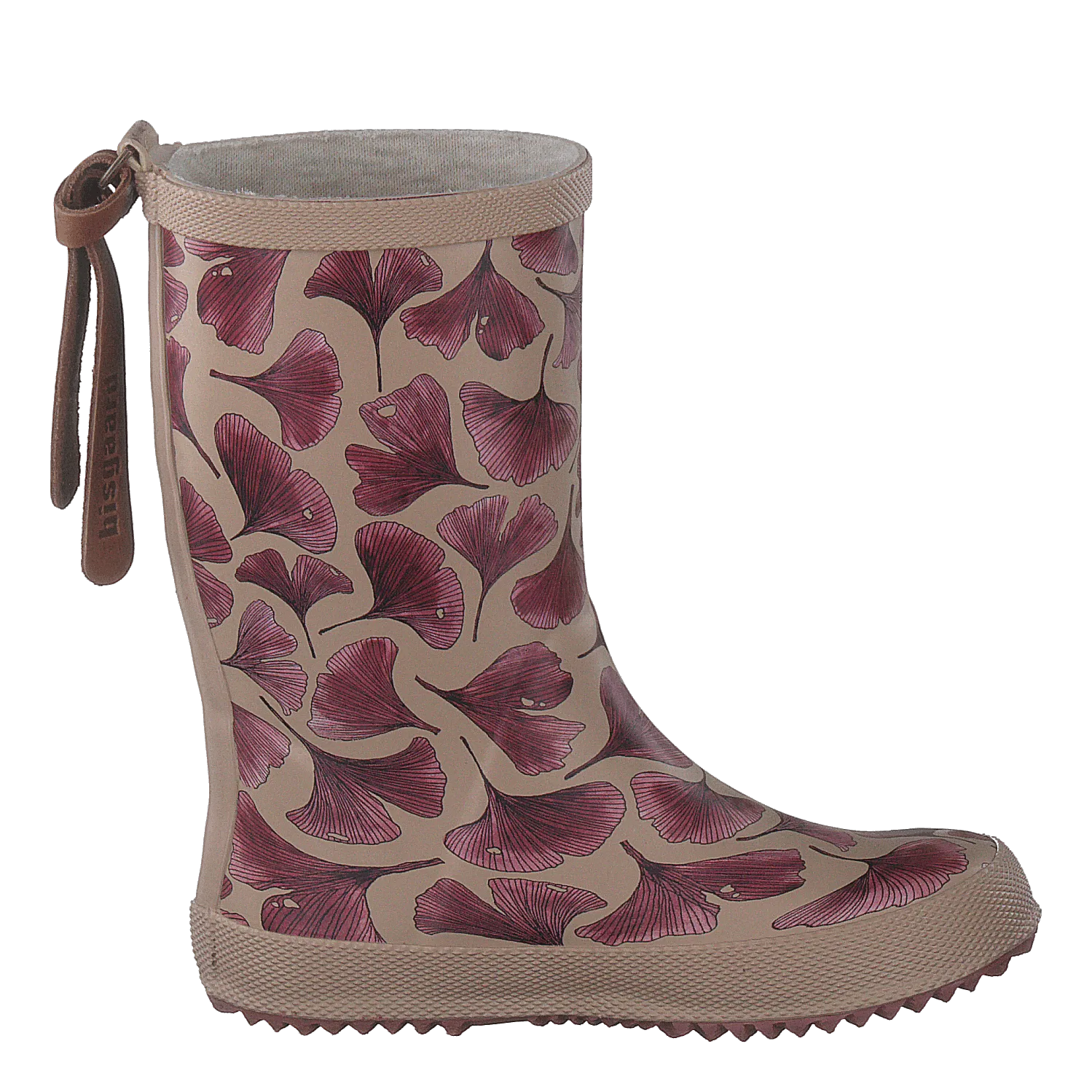 Fashion Rubberboot Bordeaux Leaves