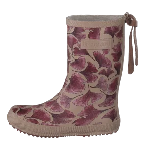 Fashion Rubberboot Bordeaux Leaves