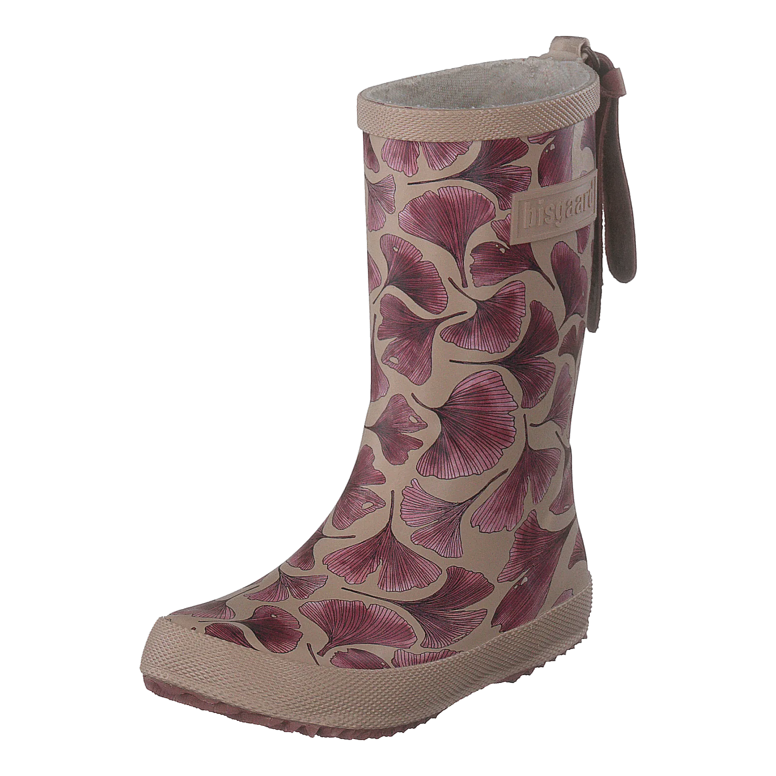 Fashion Rubberboot Bordeaux Leaves