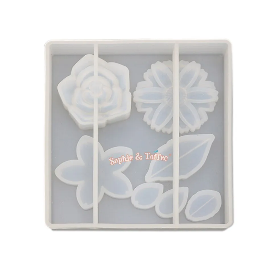 Flower & Petal Clear Silicone Mold