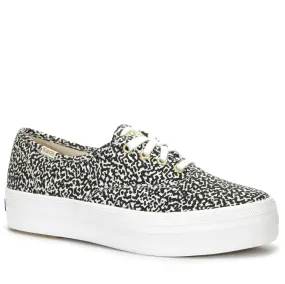 Keds Triple CVO OC Notebook Print Cream Black