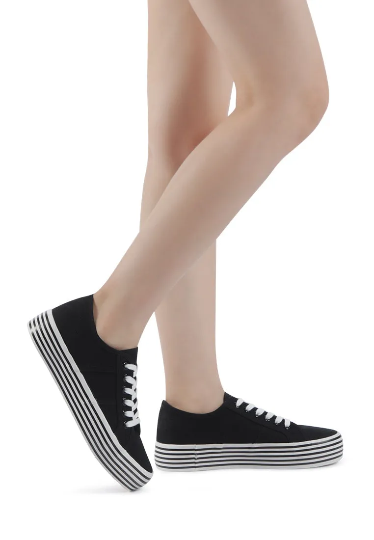 lesya lace-up platform sneakers