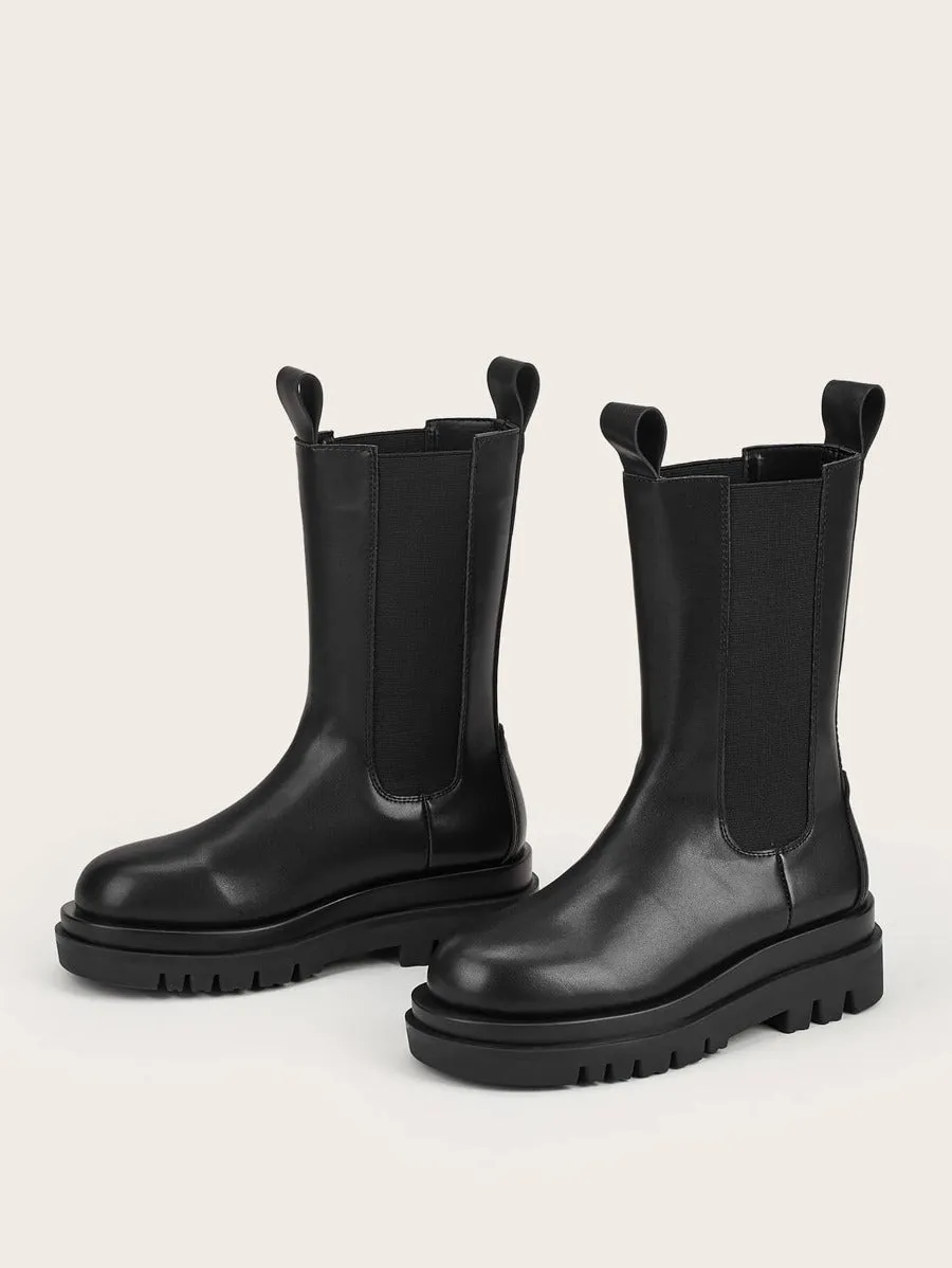 Mid-calf Chelsea Boots