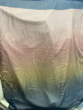 Paneled Ombre Chiffon - Rainbow