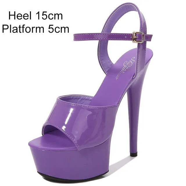 Platform Ankle Strap Heels