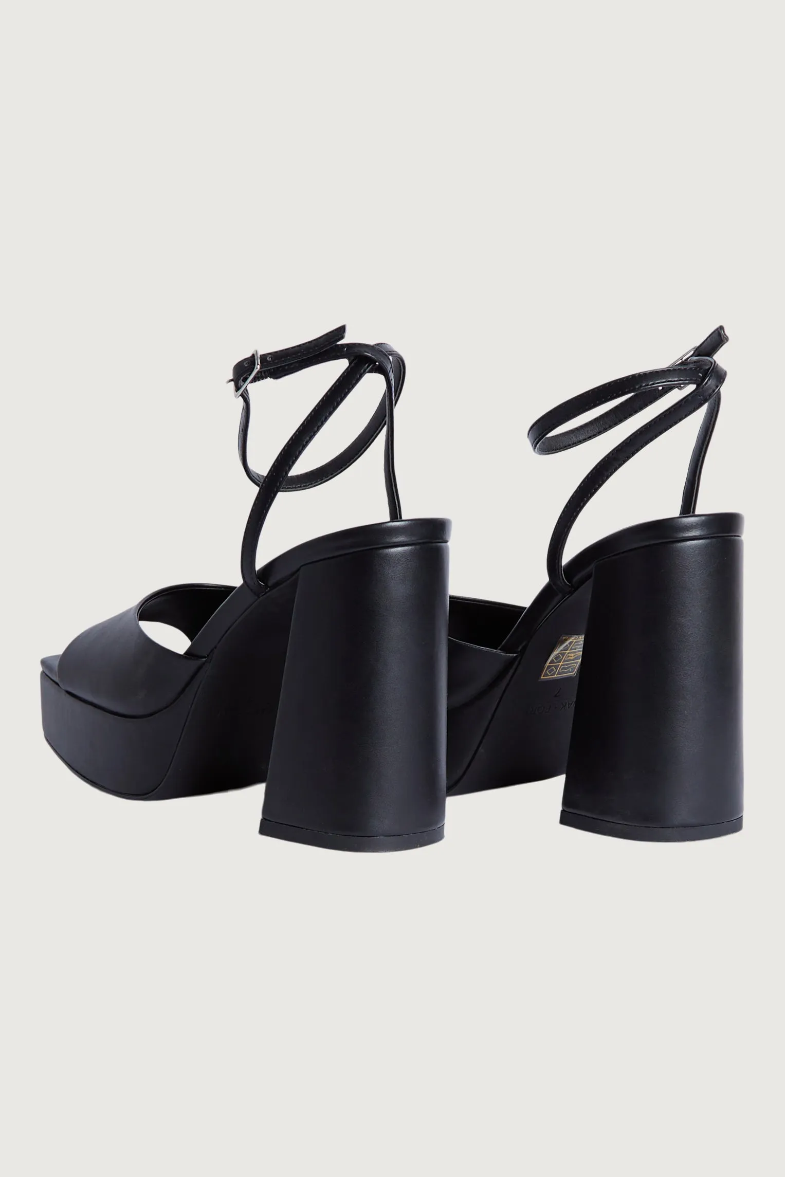 PLATFORM OPEN TOE HEEL