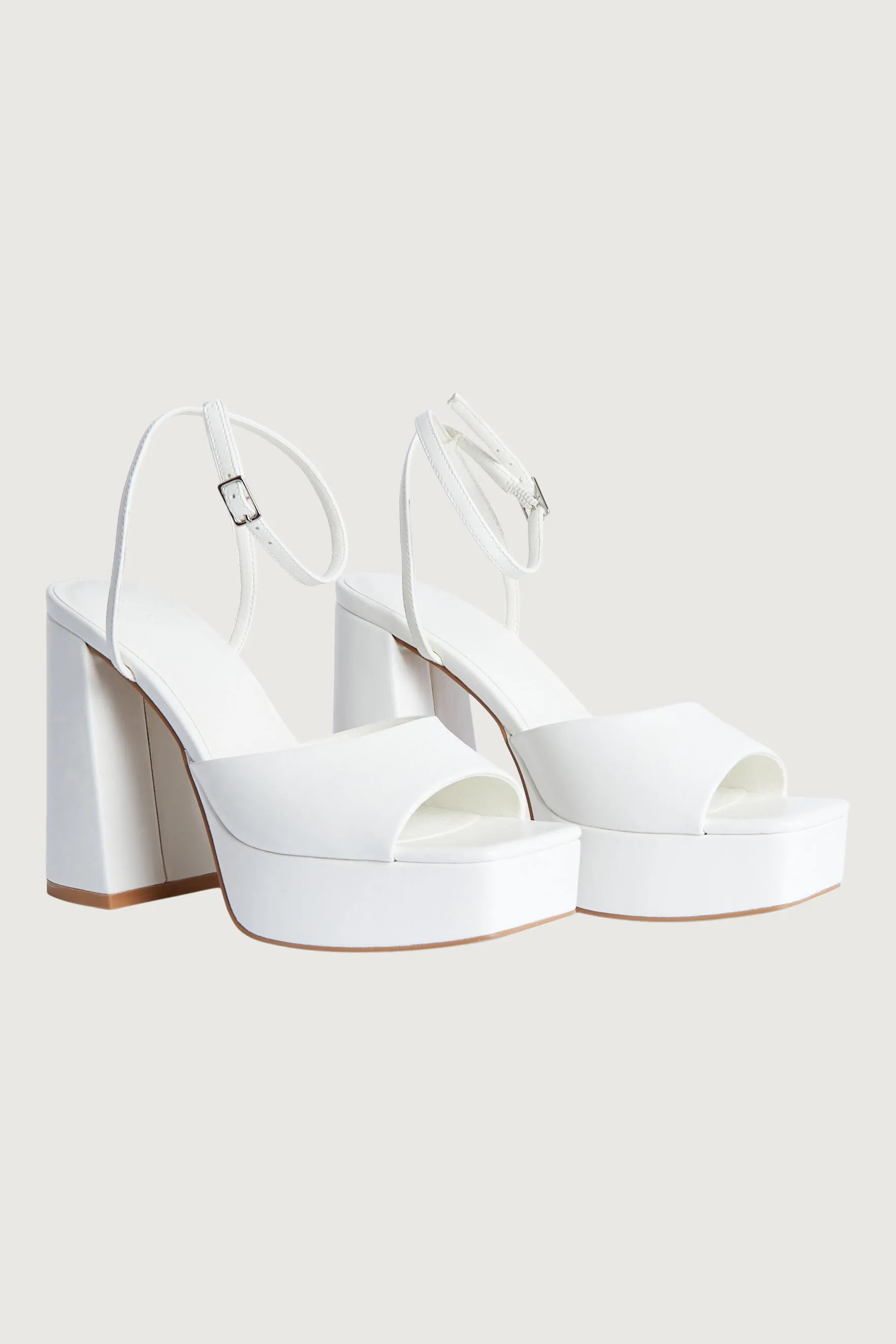 PLATFORM OPEN TOE HEEL