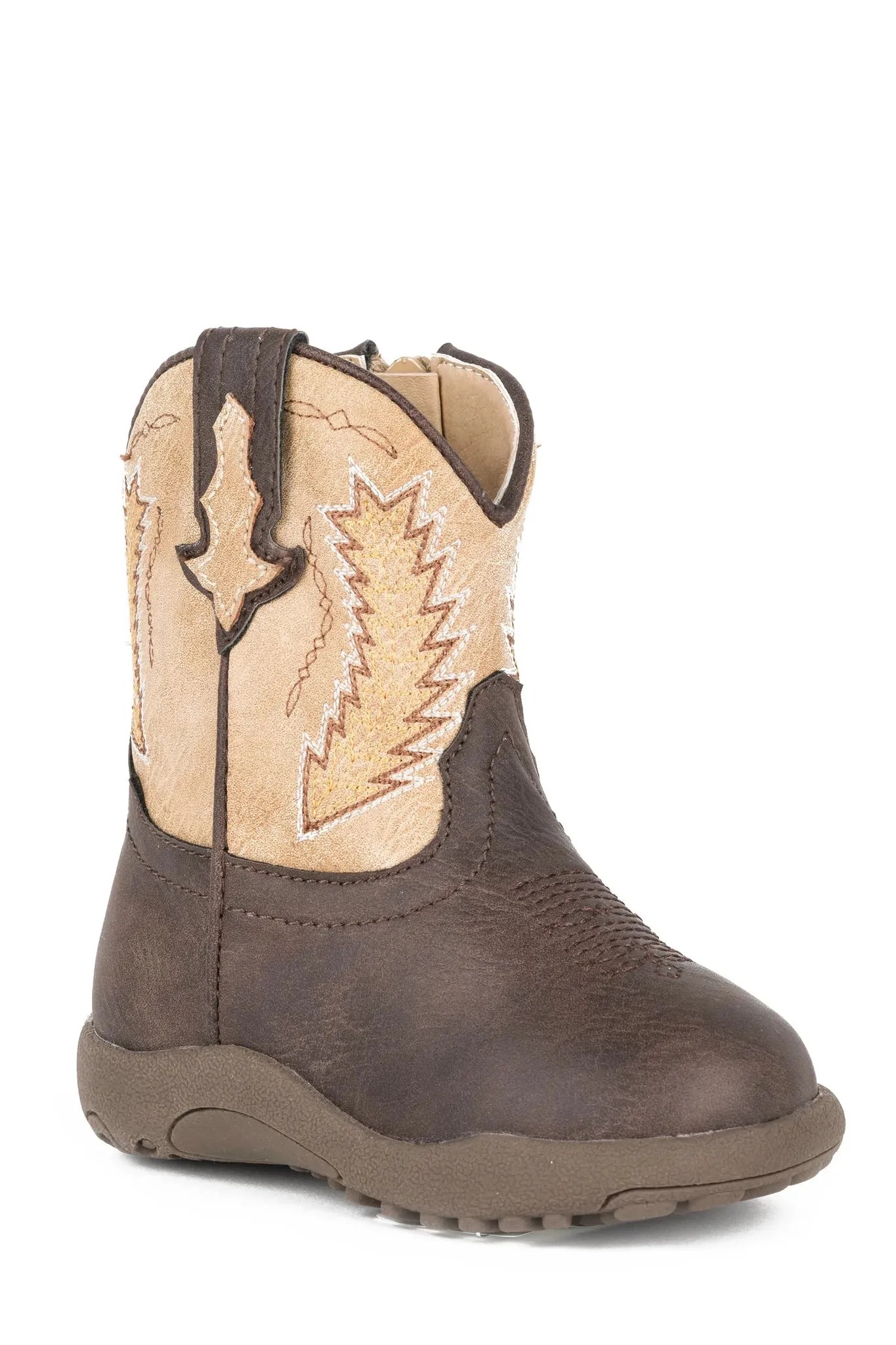 Roper® Toddler Brown & Tan Cowbabies Boots