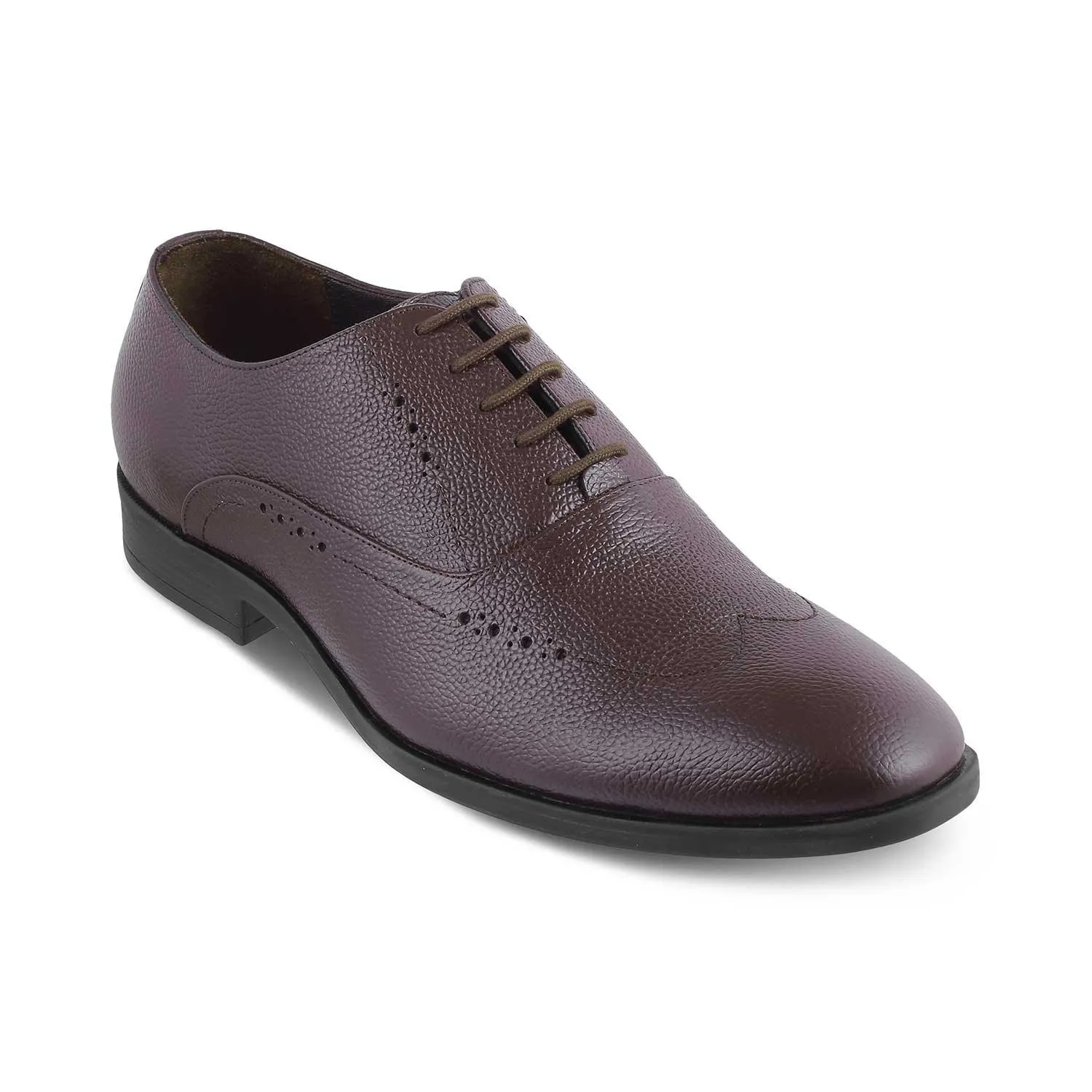 The Alberta Brown Men's Oxford Brogue Lace Ups Tresmode