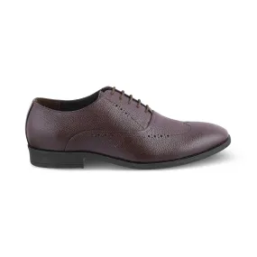 The Alberta Brown Men's Oxford Brogue Lace Ups Tresmode