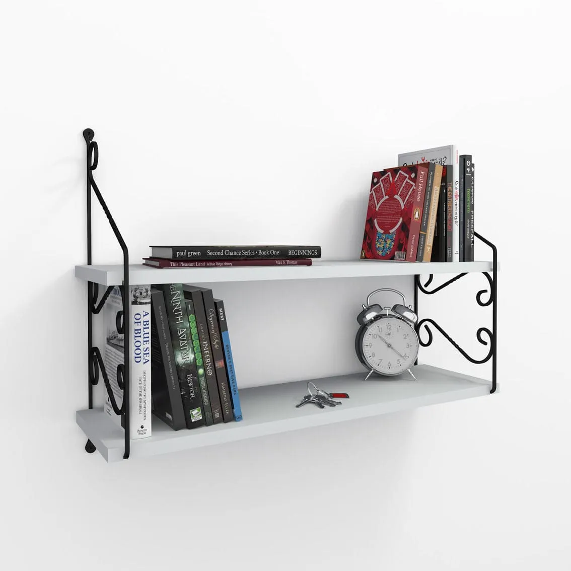 Wall Shelf Seramoni 2'li - White